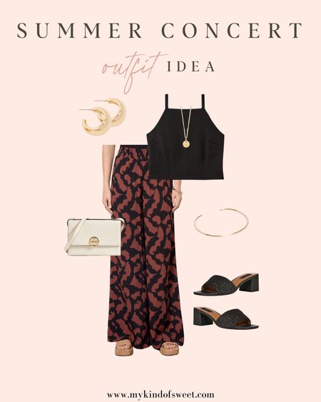 I love these Evereve Wide Leg Pants for a Summer Concert. Pair it with these Shopbop Hoops and Revolve Bangle Set for a chic look.

#LTKSeasonal #LTKFestival #LTKstyletip