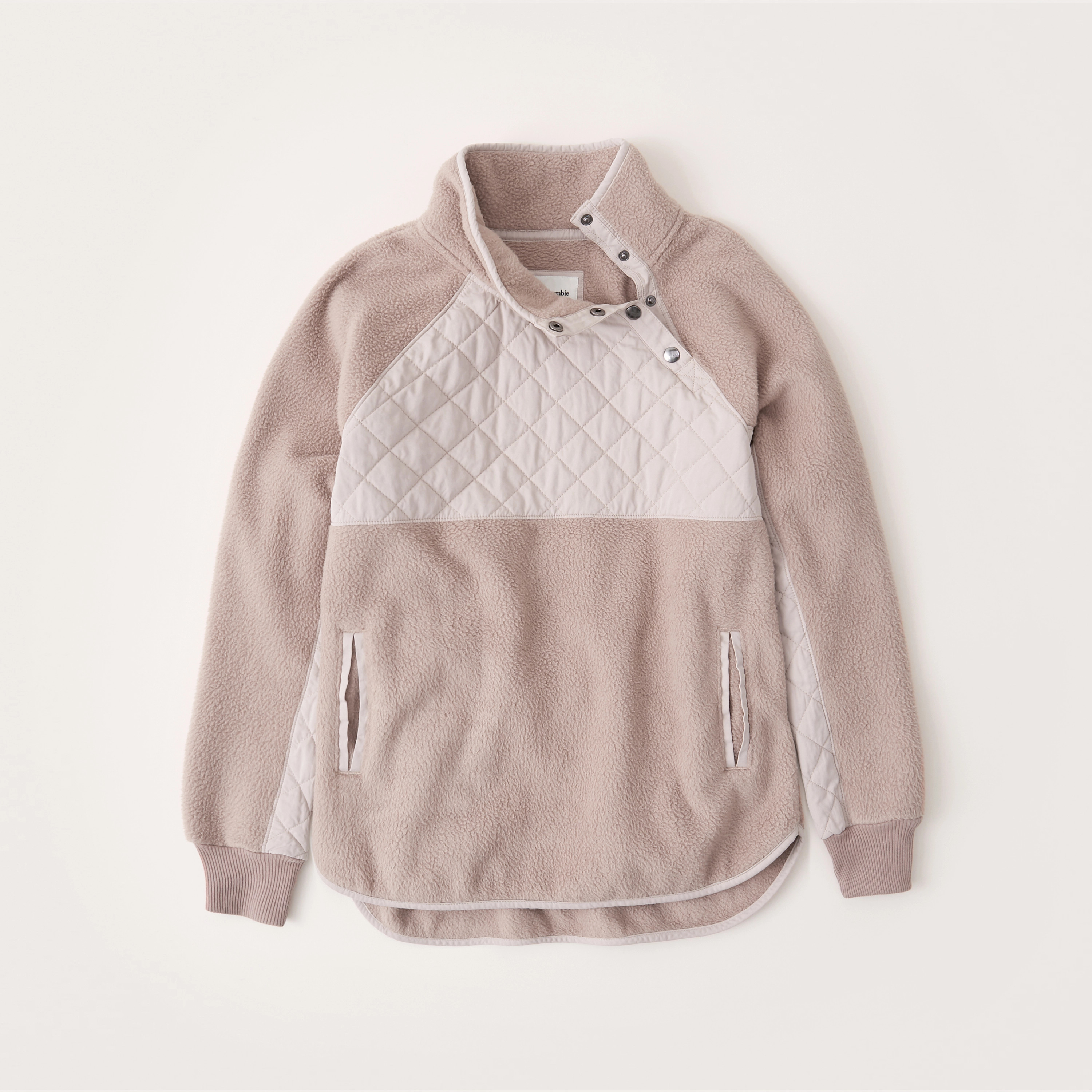Asymmetrical Snap-Up Fleece | Abercrombie & Fitch (US)