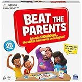 Spin Master Games Beat The Parents Classic Family Trivia Game, Kids Vs Parents, with 25 Bonus Cards  | Amazon (US)