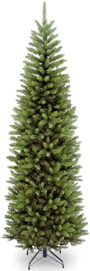National Tree Company Artificial Christmas Tree Includes Stand, Kingswood Fir Slim - 6.5 ft, Gree... | Amazon (US)
