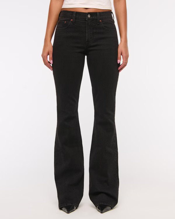 Mid Rise Bootcut Jean | Abercrombie & Fitch (US)
