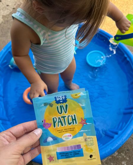 Family friendly sun protection. These help remind you when it’s time to reapply sunblock to your little one (or yourself) just by color change ☀️