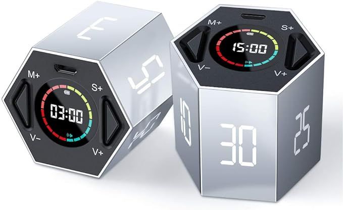PIHEN Timer, Kitchen Timer Multi-Function Electronic Digital Timer For Kids, Flip Timer with Time... | Amazon (US)
