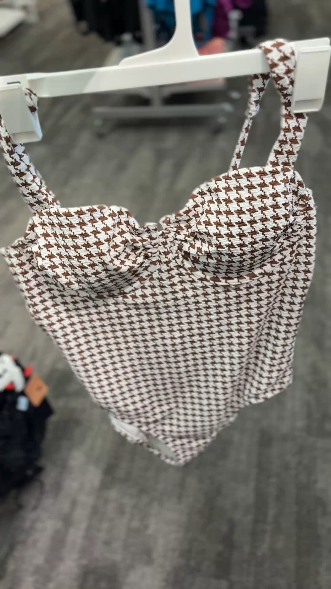 New houndstooth one piece at Target

#LTKSwim