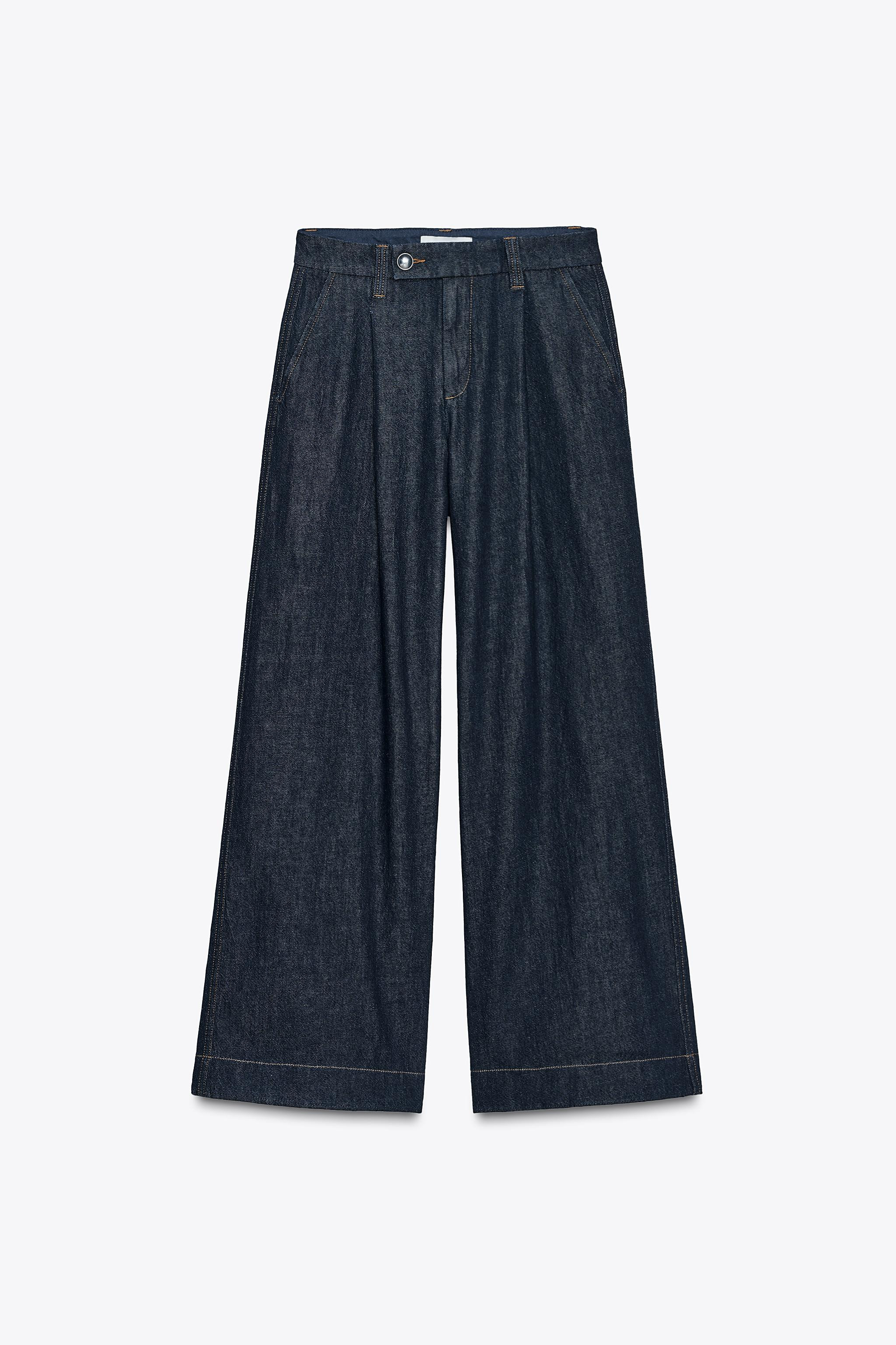 Z1975 MID-RISE WIDE LEG JEANS | Zara US