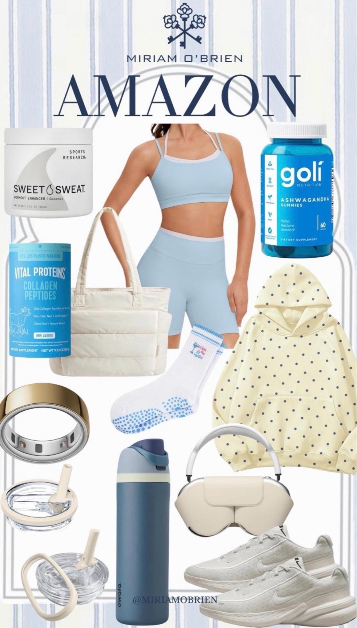 Amazon finds that make everyday life feel a little more elevated. 

Follow me @miriamobrien  on IG and TikTok 
#Amazon #StayActive #WorkoutClothes #MustHave

#LTKOver40 #LTKselfcare #LTKActive

#LTKSeasonal #LTKootd #LTKActive