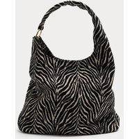 M&S Jacquard Zebra Print Shoulder Bag Black Mix | Marks & Spencer (UK)