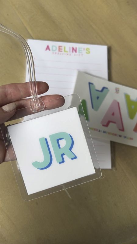 A few new products from Joy Creative Shop!

Customizable luggage tag

Waterproof initial stickers (great for water bottles and lunch boxes)

Personalized spelling list notepad

This brand has so many giftable items if you are looking for the person who has everything!

#LTKkids #LTKhome #LTKGiftGuide