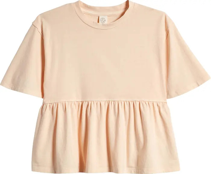 Treasure & Bond Kids' Cotton Peplum T-Shirt | Nordstrom | Nordstrom