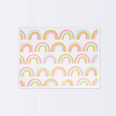 Silicone Place Mat with Decal-Rainbow Silk Screen - Cloud Island&#8482; | Target