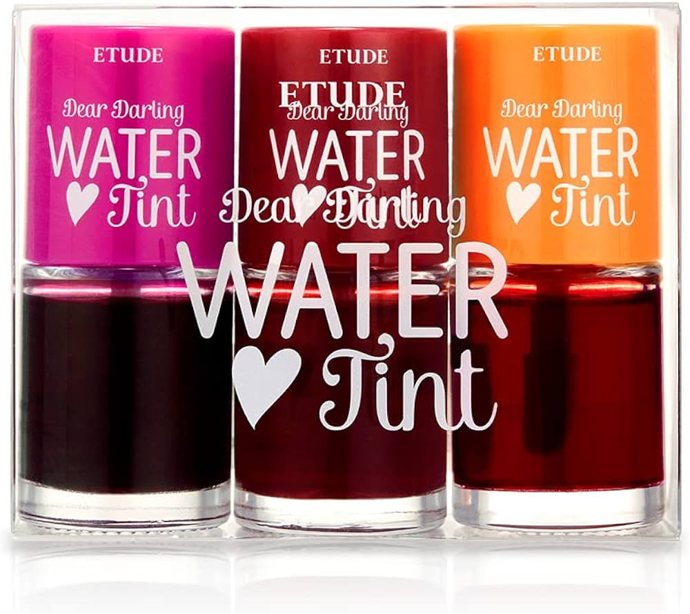 ETUDE Dear Darling Water Tint 3 Color SET 9.5g x 3color (21AD) | Vivid Color Lip Stain with Moist... | Amazon (US)