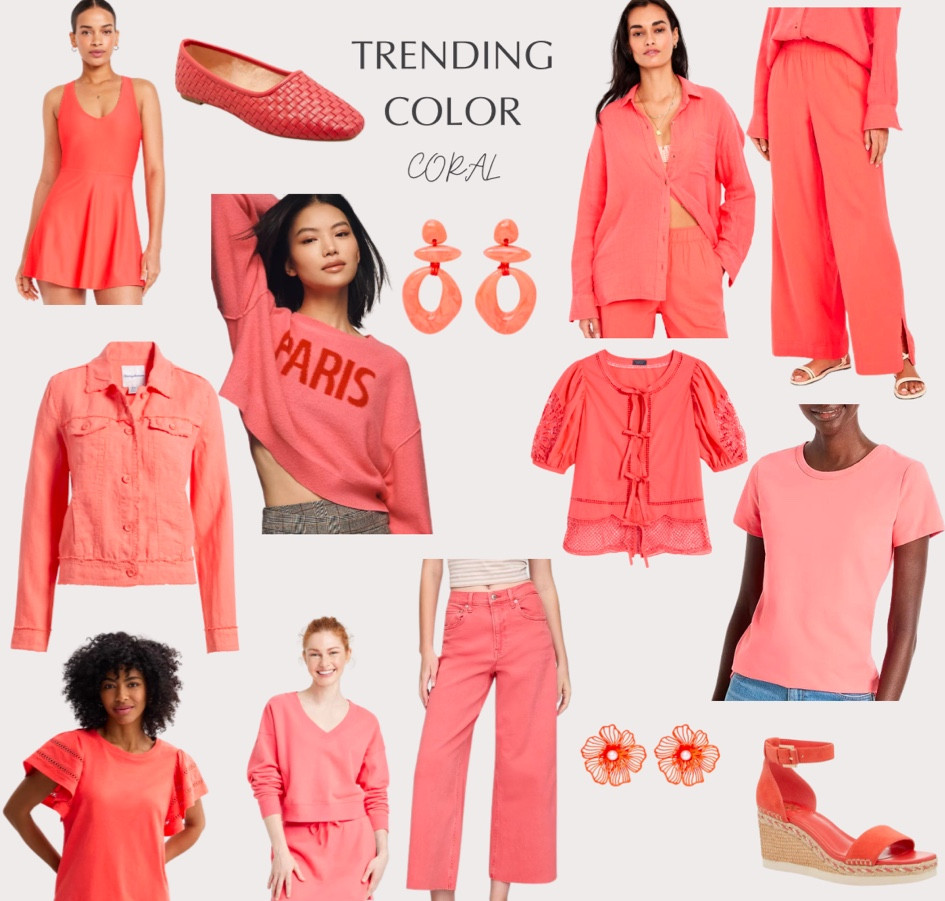 Trending color = coral! 🍁🌷

#LTKFindsUnder50 #LTKFindsUnder100 #LTKSeasonal