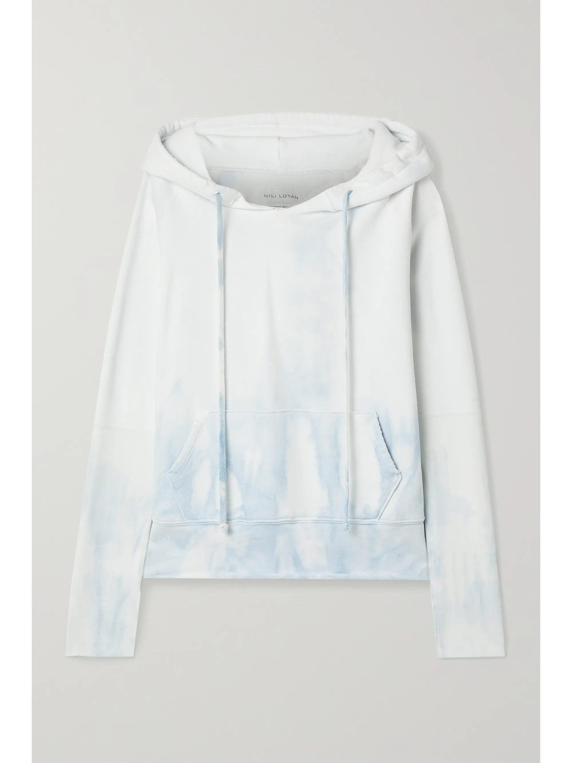 Janie distressed tie-dyed cotton-jersey hoodie | NET-A-PORTER (US)