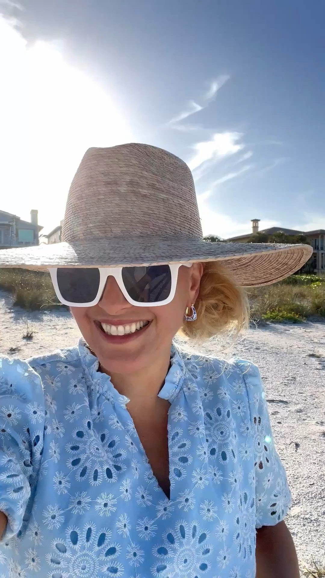 Check out my beach resort accessories!

Straw hat, sunglasses, earrings, bracelet 

If you’re looking for the perfect blue & white earrings, this is it! 

These @Ana Luisa earrings are stunning. They will make a great graduation day gift or Mother’s Day gift. Highly recommend!


#LTKSeasonal #LTKOver40 #LTKSaleAlert #LTKU #LTKTravel #LTKgrwm #LTKootd #LTKMidsize #LTKSwim #LTKFestival #LTKMothersDay #LTKvlog