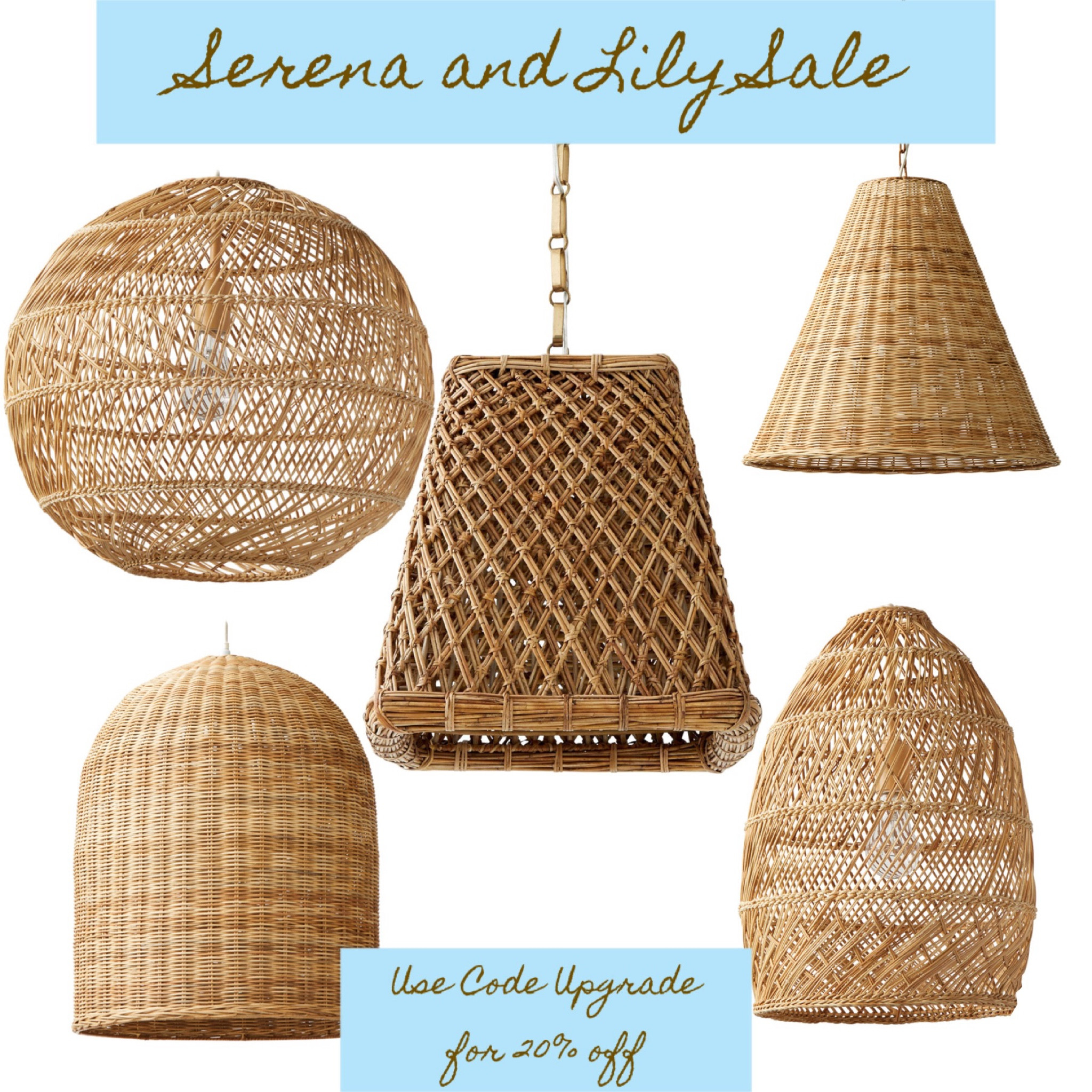 Serena and Lily Sale! Use code UPGRADE for 20% Off! #serenaandlily #basketchandelier #lighting #chandelier #homesale #sale #serenaandlilysale 

#LTKhome #LTKsalealert