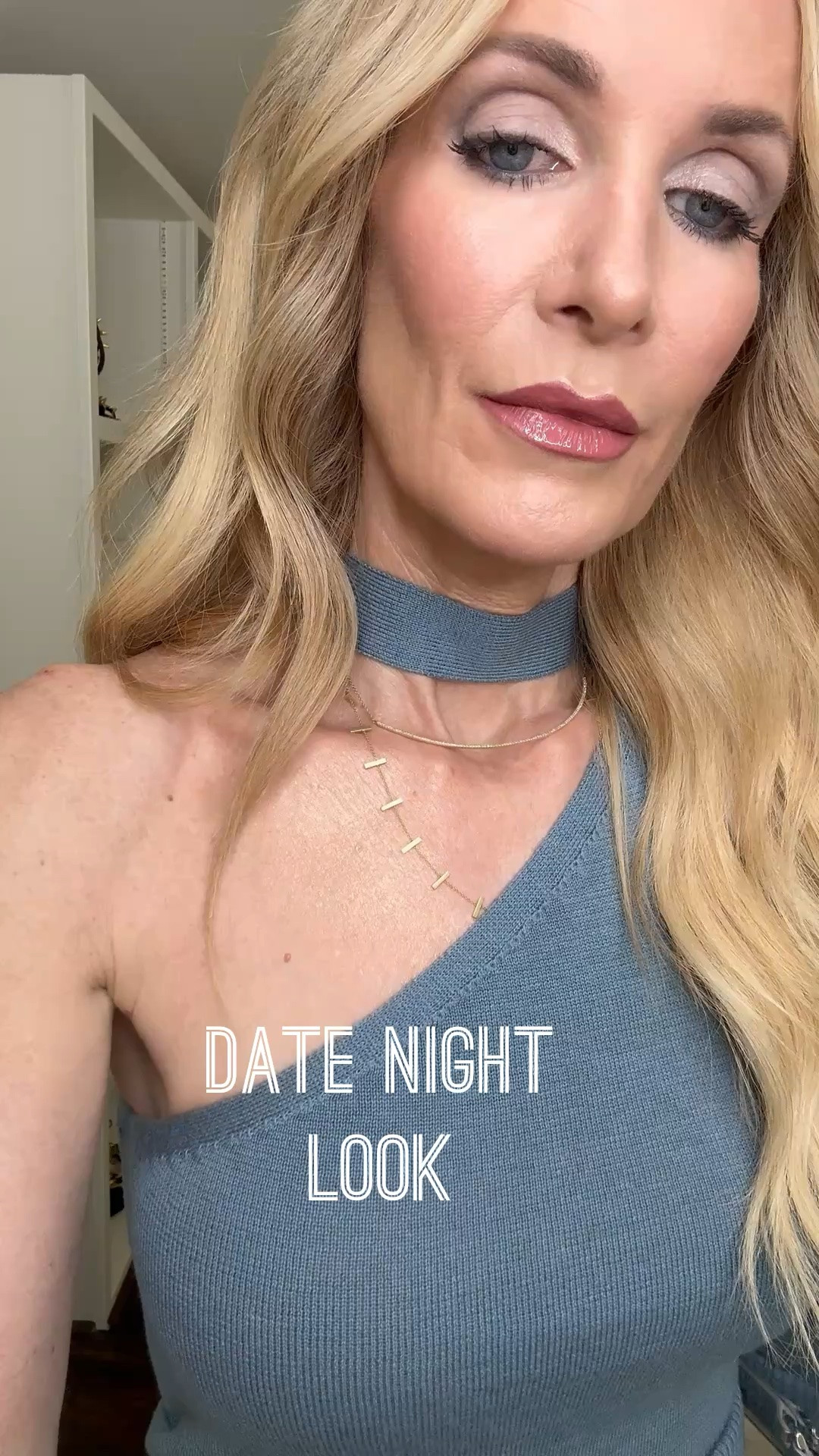 This first date outfit is so chic and confidence-boosting! I love this gorgeous blue two-piece set from Revolve featuring a high-waisted skirt with a back slit and a one-shoulder top that creates the coolest choker effect. It’s comfortable, flattering, and perfect for a summer date night. I’m wearing an XS in the top and XS in the skirt. #FirstDateOutfit #DateNightLook #RevolveStyle #LTKOver40
 

 #LTKootd #LTKSeasonal #LTKOver40