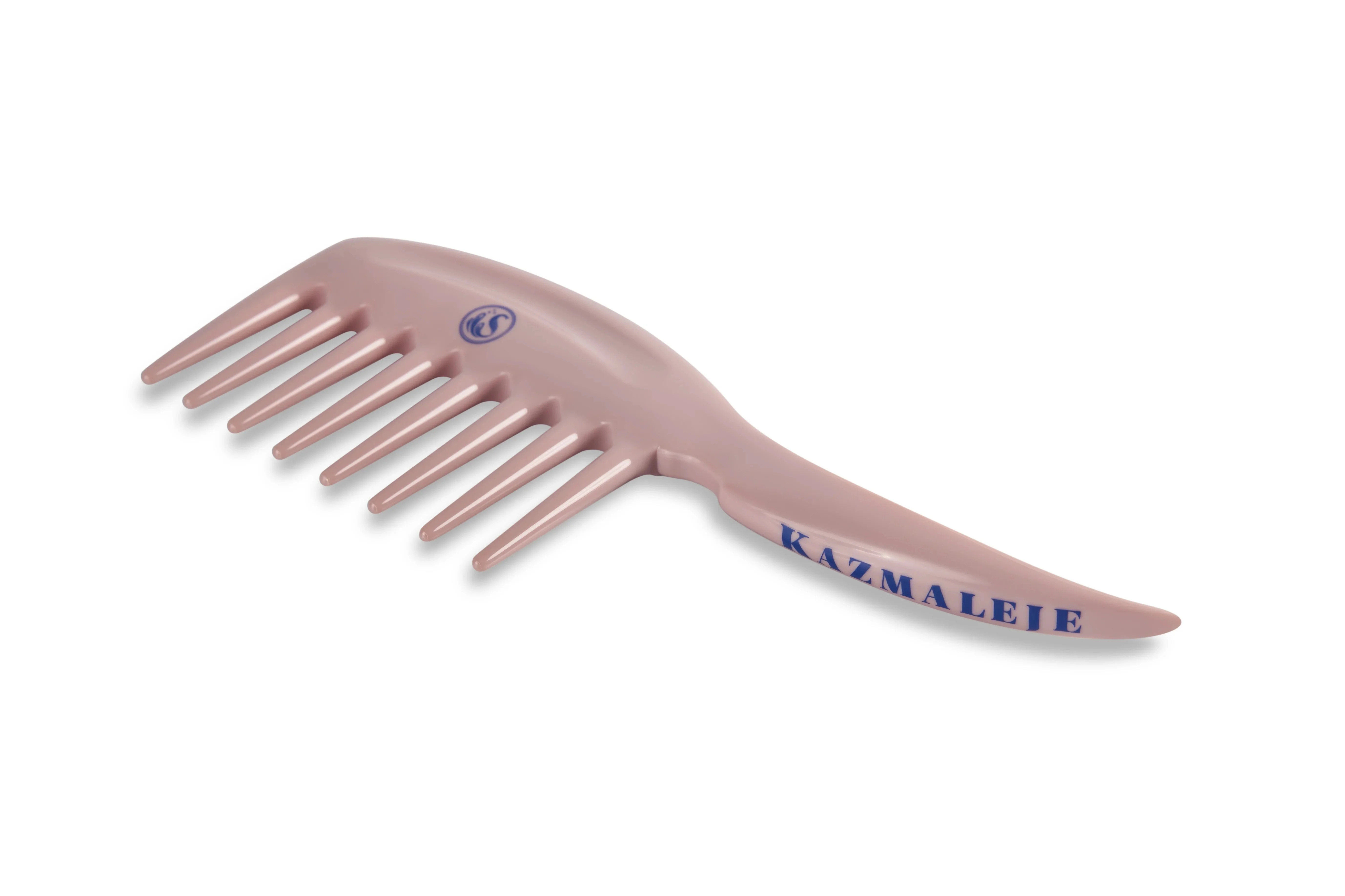 KAZMALEJE Kurls Plus Wide Tooth Hair Comb, Rose - Walmart.com | Walmart (US)