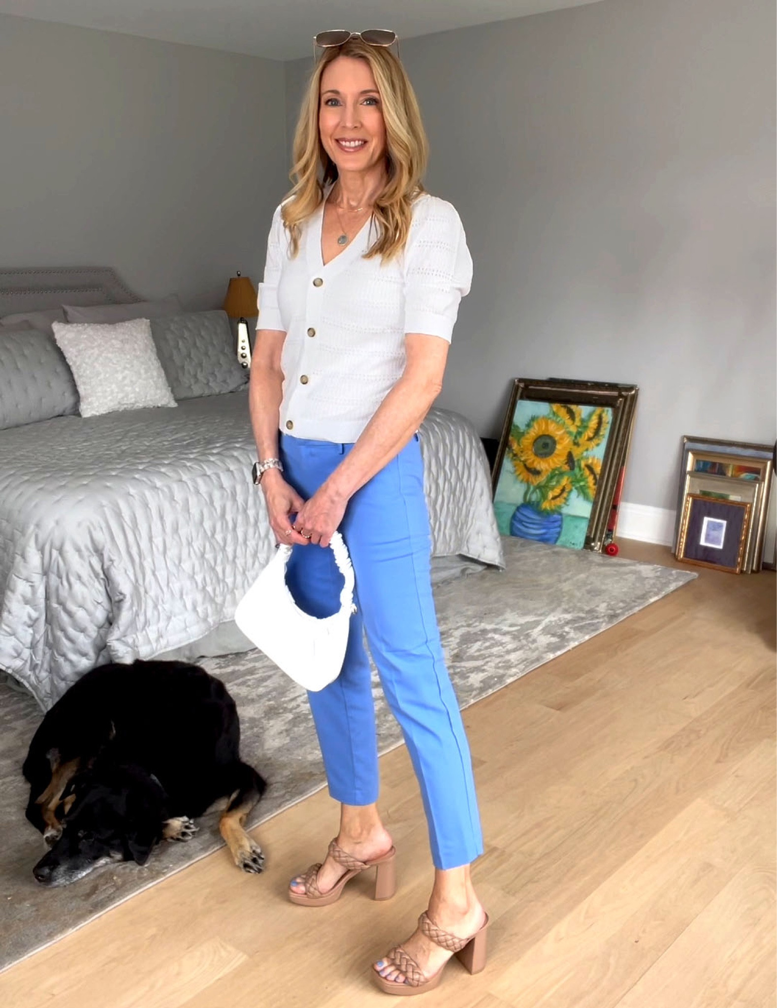 Summer Outfit
Work Office
White cardigan
Trousers Pants



#LTKSeasonal