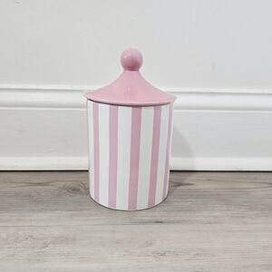 Target Bullseye Valentine's Day 2026 Ceramic Storage Container - Pink Stripes | Poshmark