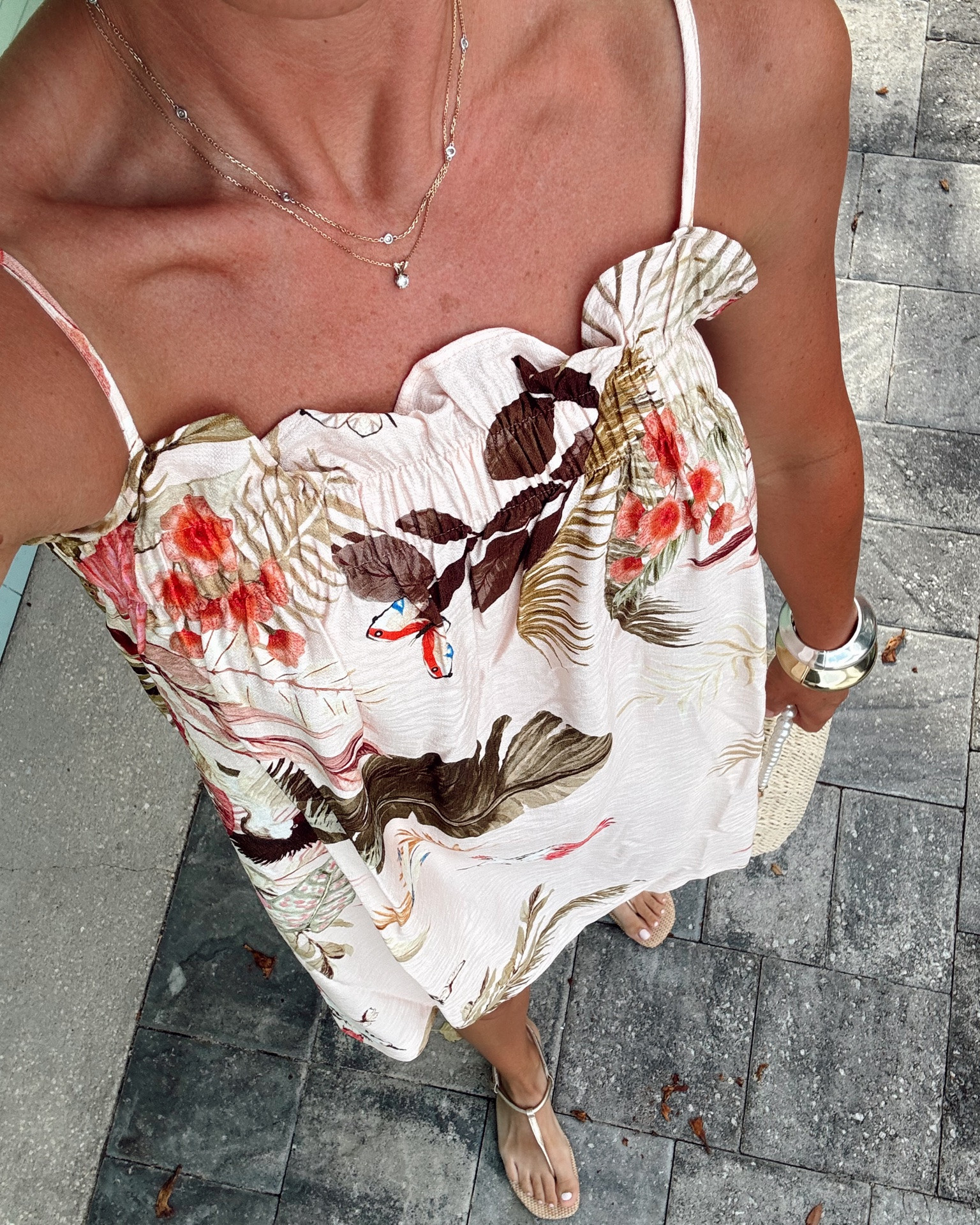 Beach outfit for dinner, my @jcrew bangles on sale gold sandals

#LTKSaleAlert #LTKTravel #LTKootd