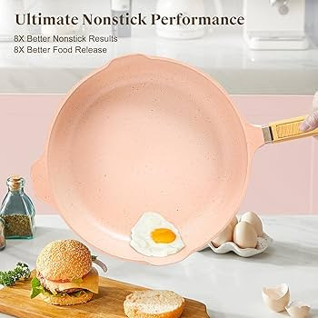 Pans and Pots Set Nonstick - YIIFEEO 16 PCS Granite Non Stick Induction Cookware W/Frying Pans fo... | Amazon (US)