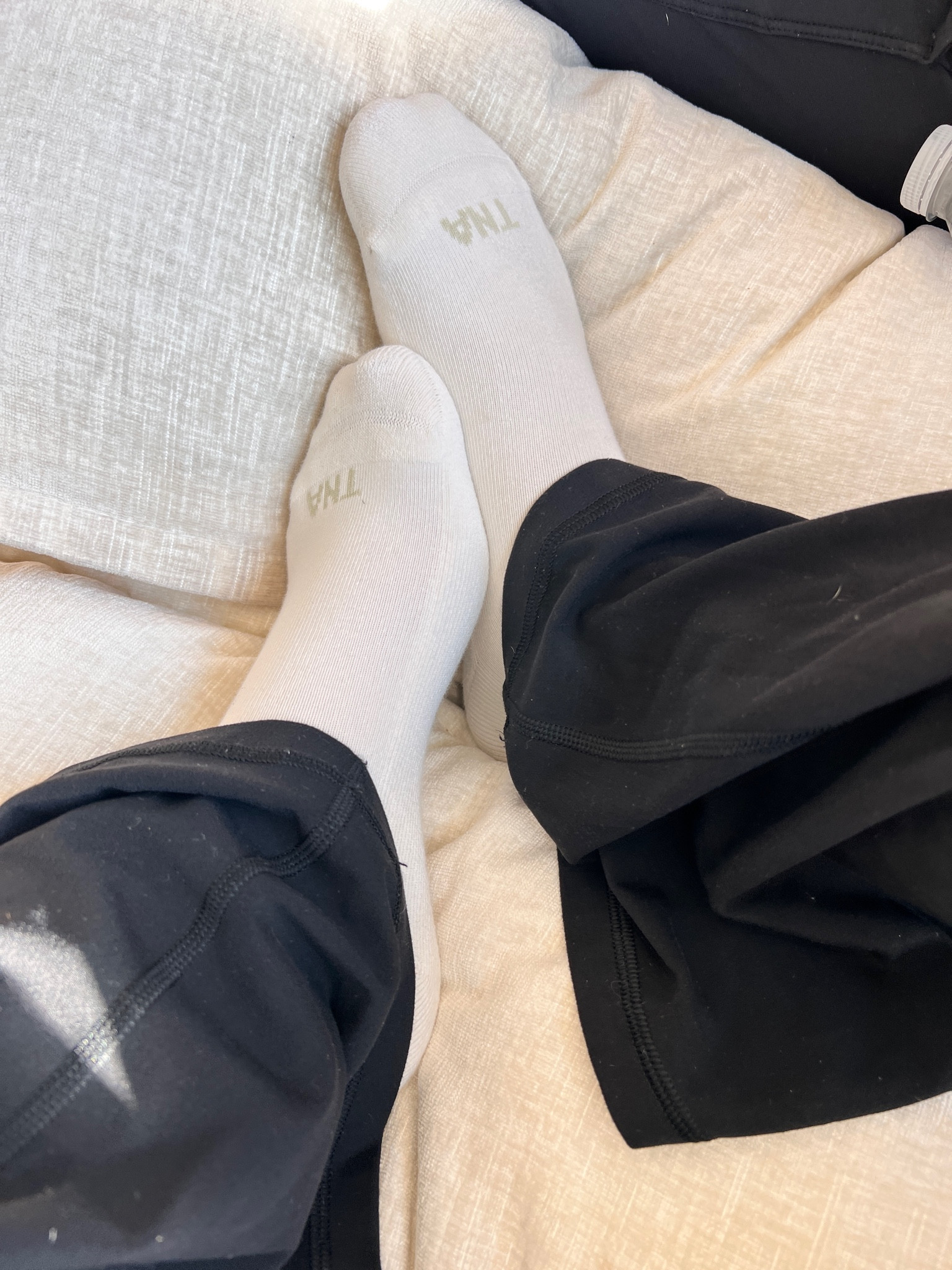 Have been wearing these Aritzia socks since I got them, getting myself another pack. They are insanely comfortable, have support and let your feet breathe. Perfect everyday socks ! 

🧦: shade light birch in M/L 

Aritzia socks, cozy socks 

#LTKWatchNow #LTKStyleTip #LTKActive