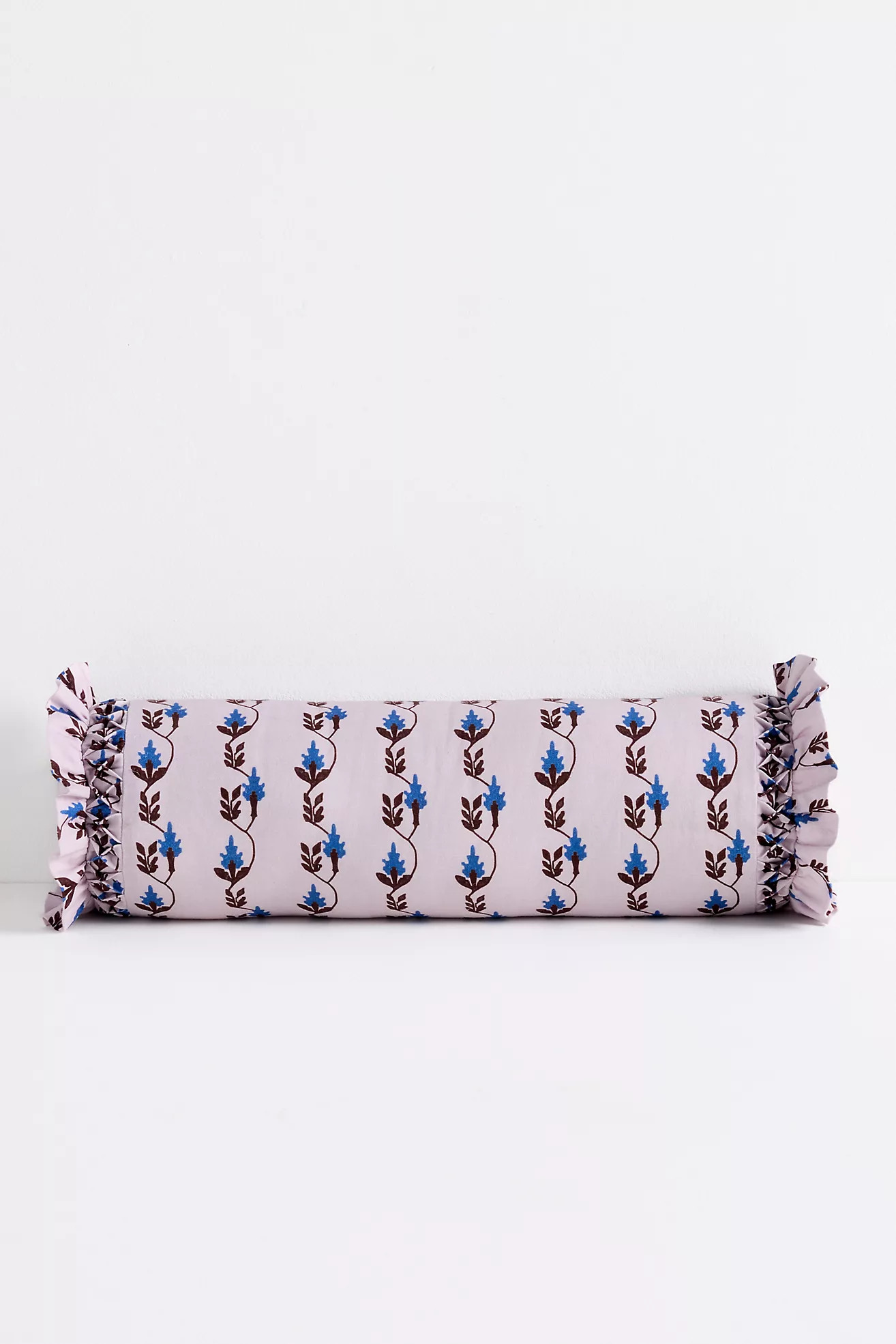 Bernadette Cotton Floral Ruffle Pillow | Anthropologie (US)