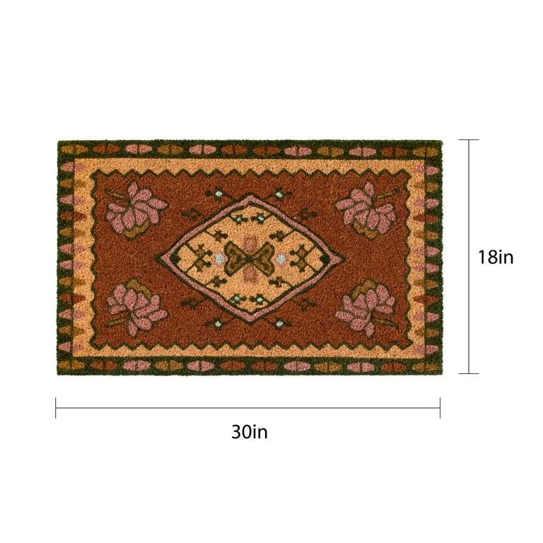 Home Decor Collection Antique Coir Outdoor Doormat, 18"x30" | Walmart (US)