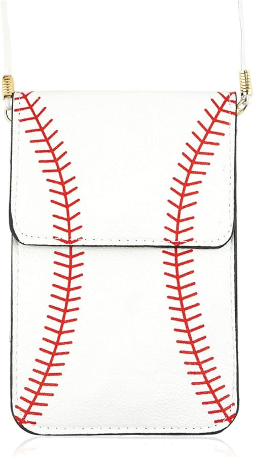 Small Travel Purse Pouch Bag - Crossbody Strap Wallet Smartphone Touchscreen Case Ball Sports Gam... | Amazon (US)