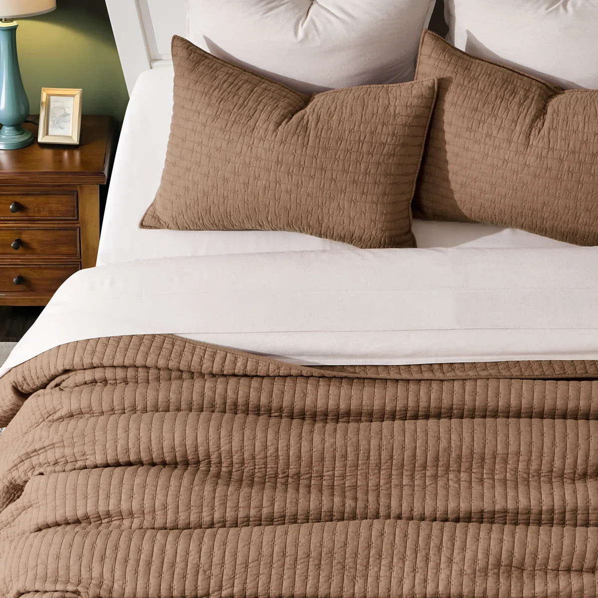 Cross Stitch Cotton Quilt set | Wayfair North America