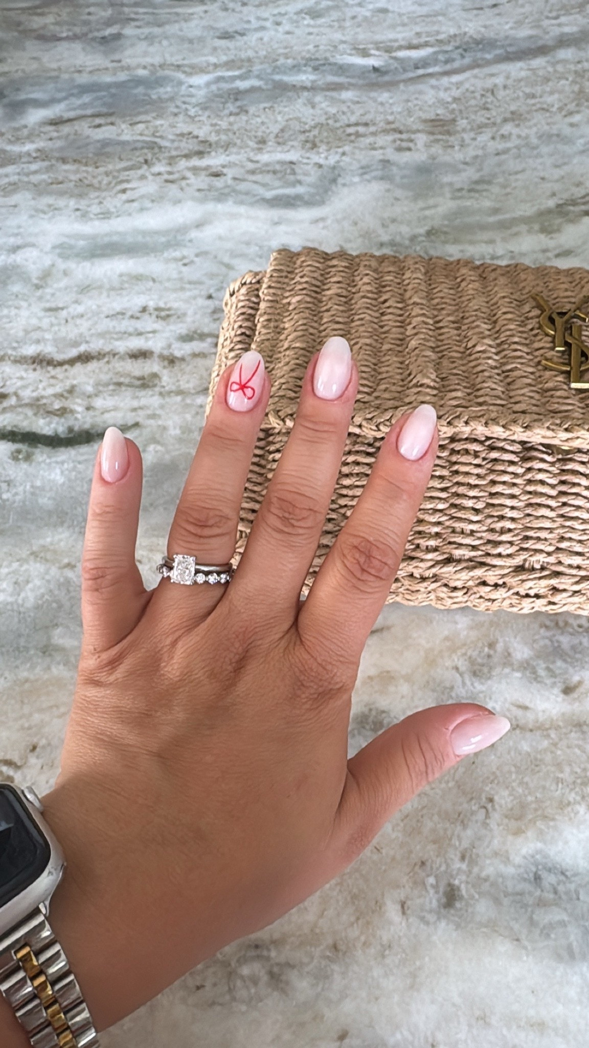Loving these adorable bows- 

An easy way to switch up your manicure! Enjoying these nails too

#LTKdayinmylife #LTKBeauty #LTKSaleAlert