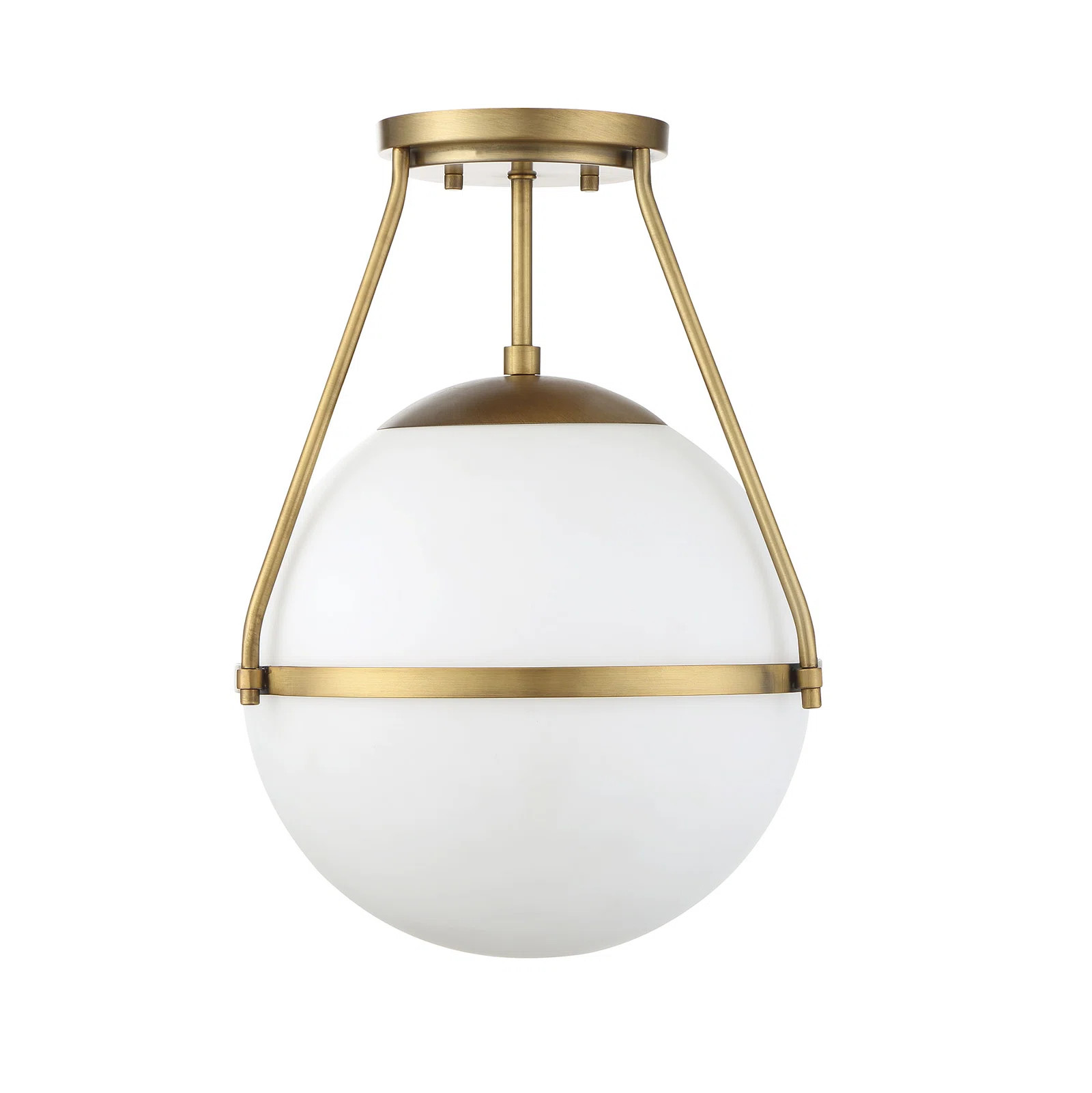 Amirah Single Light Glass Semi Flush Mount | Joss & Main