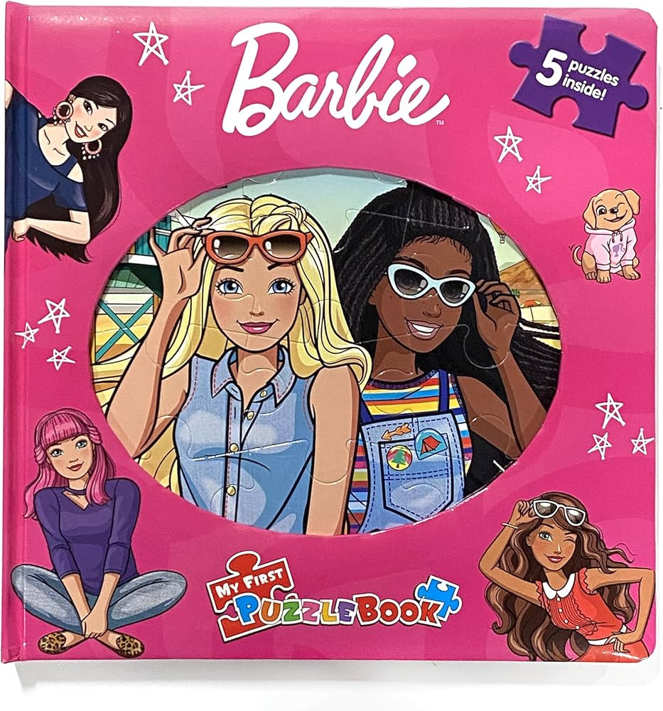 Barbie My First Puzzle Book - Jigsaw Puzzles for kids, 10-page board book, 5 puzzles to enjoy | Amazon (US)