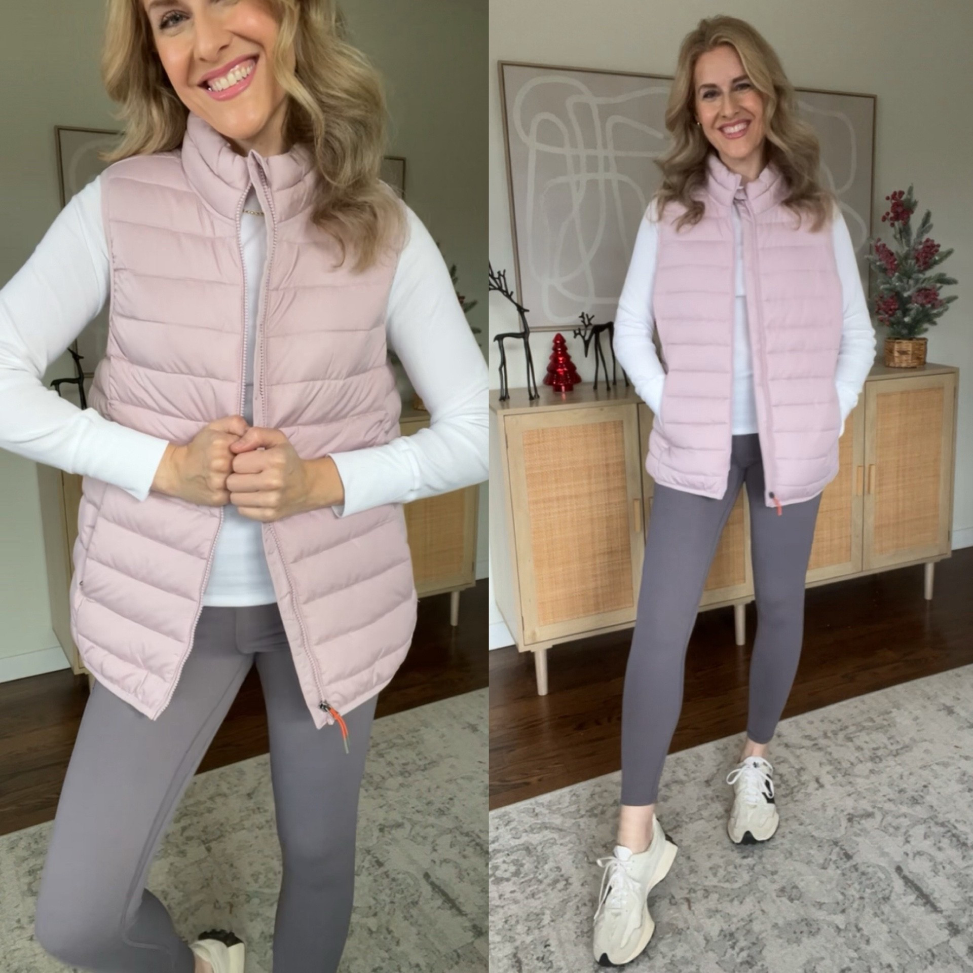 Walmart everyday winter outfit! Love this ozark trail puffer vest, it fits true to size, my store only had medium so that’s what I’m wearing, could also have done a small. Sized up to medium in the leggings. #walmartfashion 

#LTKFindsUnder100 #LTKFindsUnder50 #LTKOver40