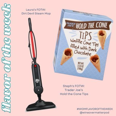 #WOMFlavoroftheWeek • Here were our picks for last week:

⭐️ @authenticallysteph discovered a new, delicious treat at @traderjoes … the Hold the Cone Tips are the perfect treat for a sweet tooth… especially if you love ice cream cones!

⭐️ @crunchesbeforebrunches shared the mop she uses and loves… the @dirtdevil Steam Mop cleans floors so well and is easy to use and store.

🔗 Links are in our bio, or comment LINK and we will DM you!

👉🏻What was your #flavoroftheweek? We want to hear it in the comments!
