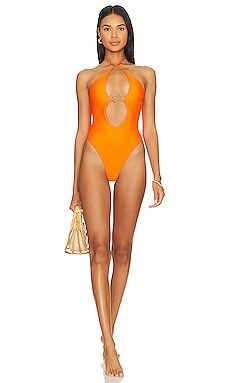 lovewave the Keoni One Piece in Orange from Revolve.com | Revolve Clothing (Global)