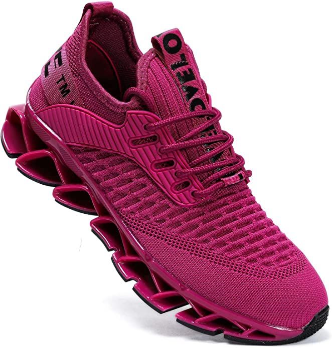 Kapsen Women's Fashion Sneakers Running Shoes Non Slip Tennis Shoes Athletic Walking Blade Gym Sp... | Amazon (US)