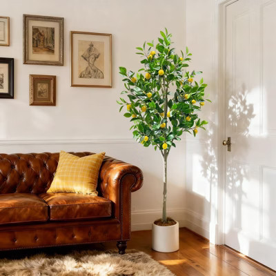 6FT Artificial Trees, Faux Tree, Artificial Planter, Artificial Fake Tree Flower Potted, Artificial Plants for Home Office Indoor Outdoor Decor | Target