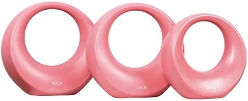 Strength training kettlebell, 2022 latest edition Set Pink Kettlebell, 10, 15, 20 pounds.  Ergon... | Amazon (CA)
