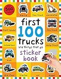 First 100 Stickers: Trucks and Things That Go: Sticker book, with Over 500 stickers: Priddy, Roge... | Amazon (US)