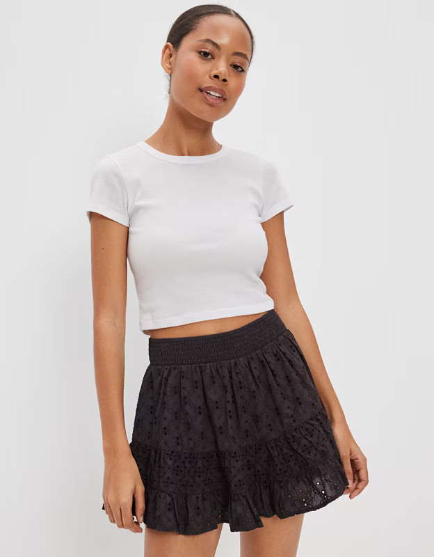 AE Tiered Mini Skort | American Eagle Outfitters (US & CA)