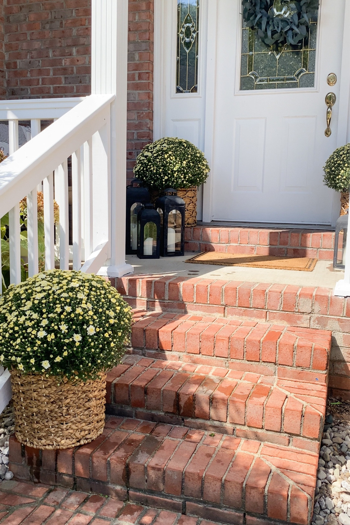 Fall Decor | Baskets | Lanterns | Welcome Home Rug | Mums

#LTKHalloween #LTKhome #LTKSeasonal