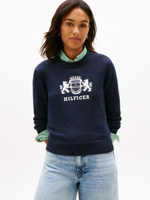 Hilfiger Crest Logo Sweater | Tommy Hilfiger | Tommy Hilfiger (US)