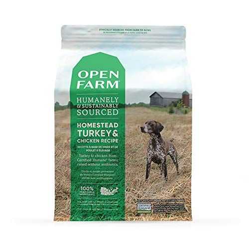 Open Farm Homestead Turkey and Chicken Grain-Free Dry Dog Food, 100% Certified Humane Poultry Recipe | Amazon (US)