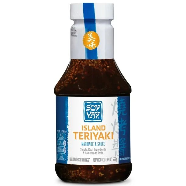 Soy Vay Marinade & Sauce, Island Teriyaki, 20 oz Bottle | Walmart (US)