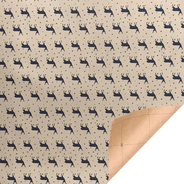 Randolph Christmas Vintage Kraft Paper Wrapping Paper DIY Gift Wrapping Paper - Walmart.com | Walmart (US)