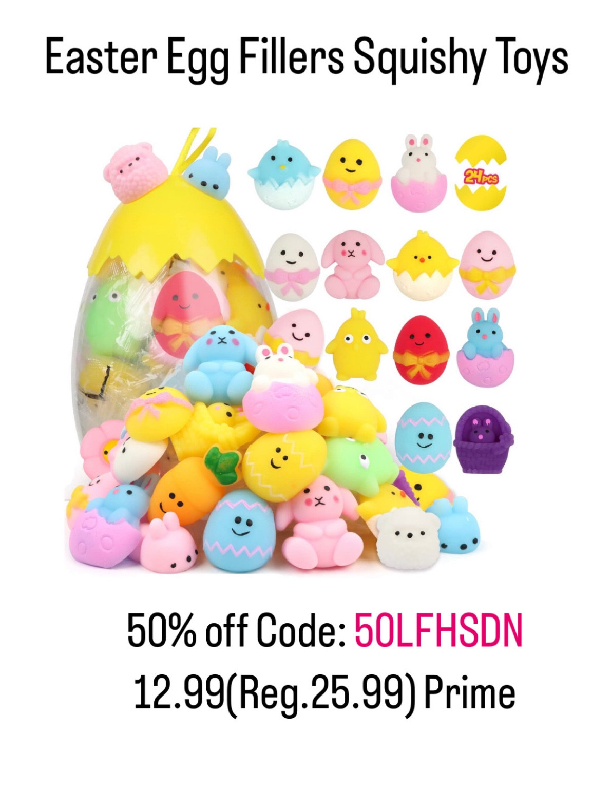 Amazon deals. Easter Egg Fillers Squishy Toys

#LTKsalealert #LTKSeasonal #LTKkids