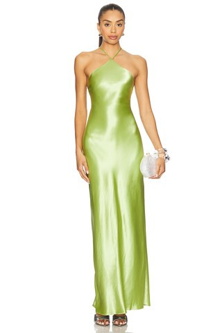 Line & Dot Lima Maxi Dress in Lime from Revolve.com | Revolve Clothing (Global)
