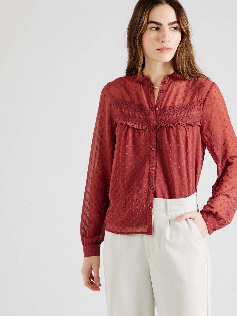ABOUT YOU Blouse 'Rose' in Roestrood | ABOUT YOU | ABOUT YOU NL
