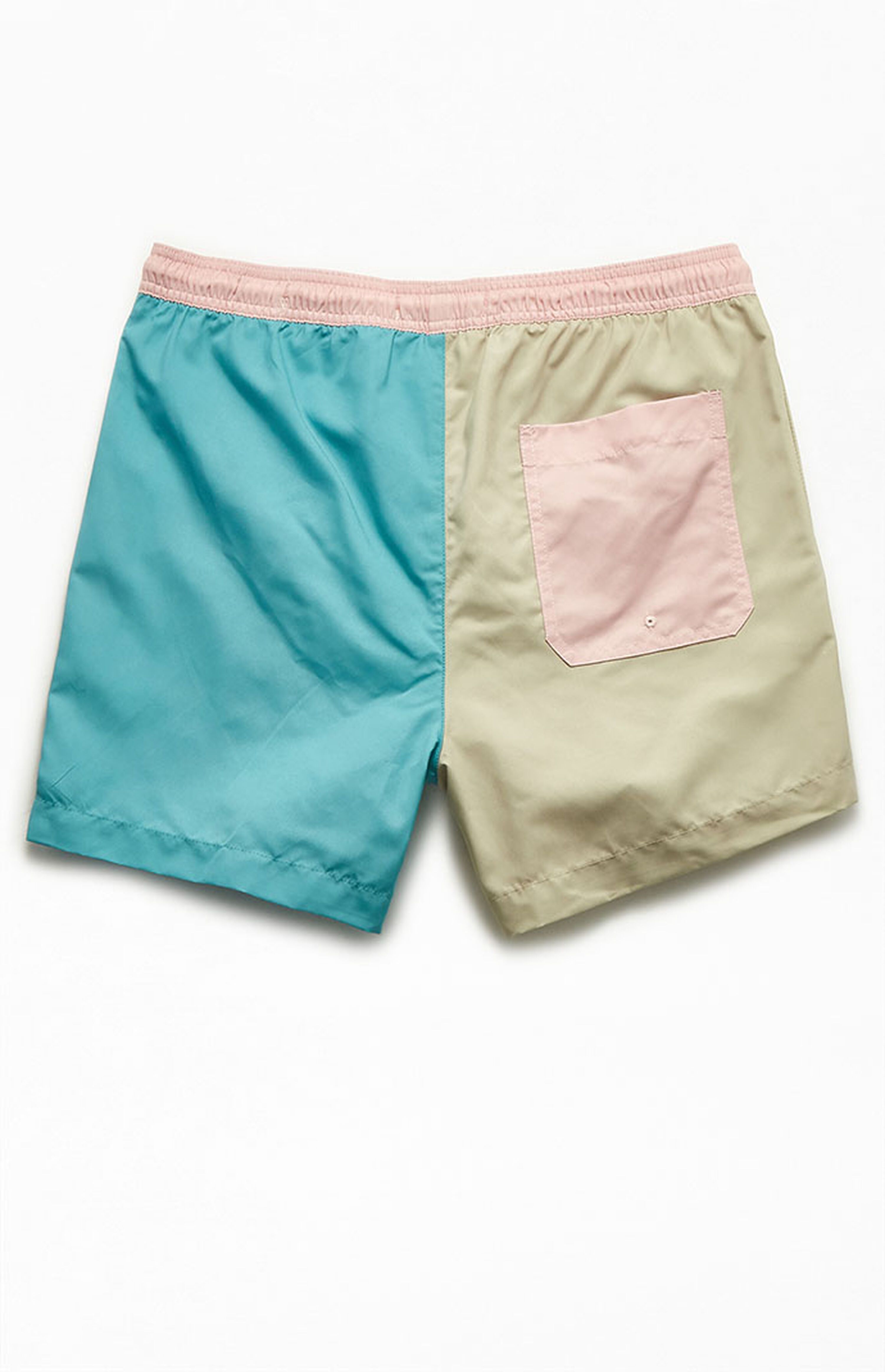 PacSun Colorblock 15" Swim Trunks | PacSun | PacSun